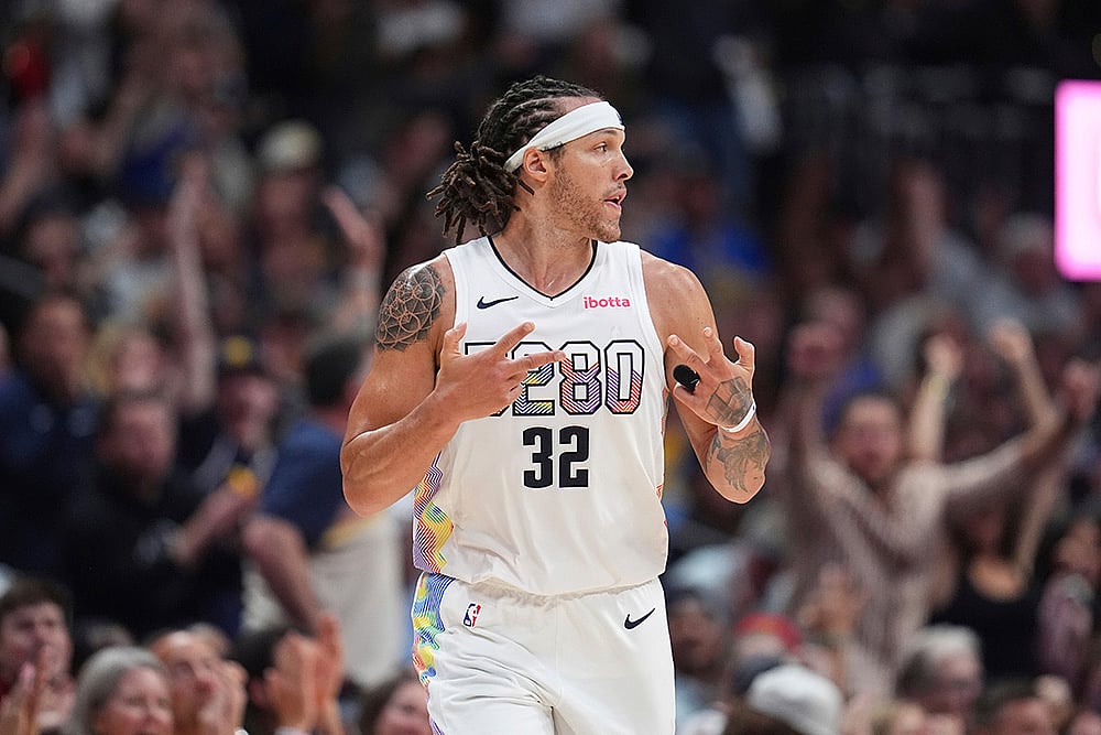 NBA Basketball 2024-25 Playoffs Round 1 Los Angeles Clippers vs Denver Nuggets: Aaron Gordon