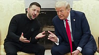AP : Ukrainian President Volodymyr Zelenskyy holds meeting with US President Donald Trump at White House In February | Rep Image |