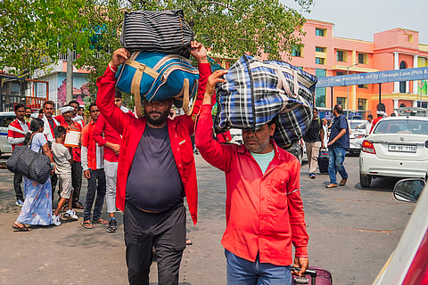 Labour Day in Delhi