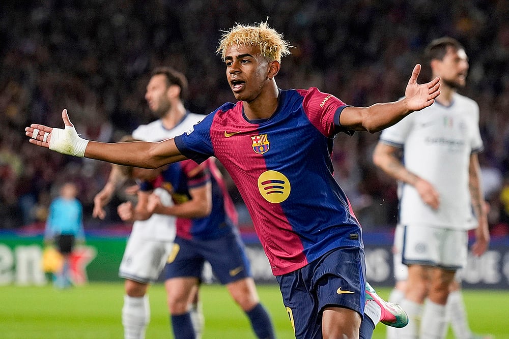UEFA Champions League 2024-25 Semi-final FC Barcelona vs Inter Milan: Lamine Yamal