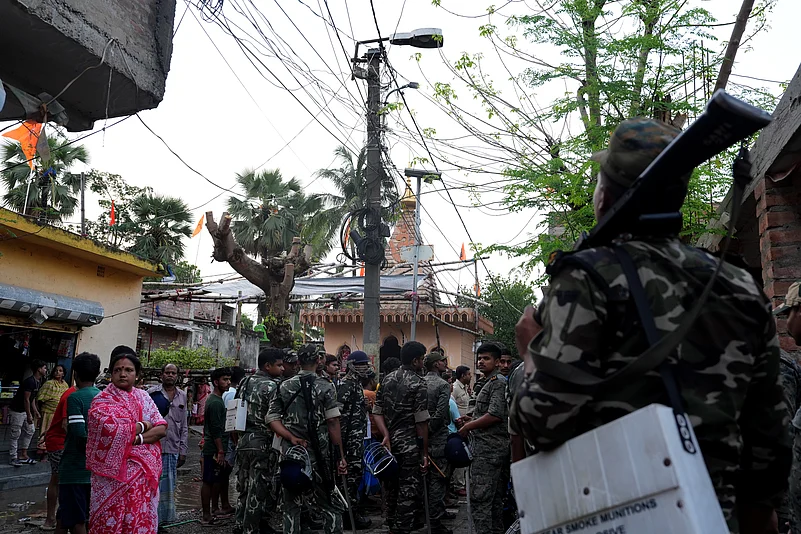 Security heightended in West Bengals Murshidabad
