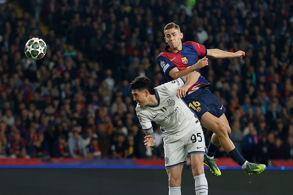 UEFA Champions League 2024-25 Semi-final FC Barcelona vs Inter Milan: Fermin Lopez