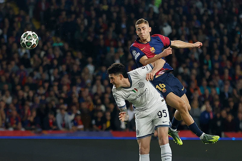 UEFA Champions League 2024-25 Semi-final FC Barcelona vs Inter Milan: Fermin Lopez