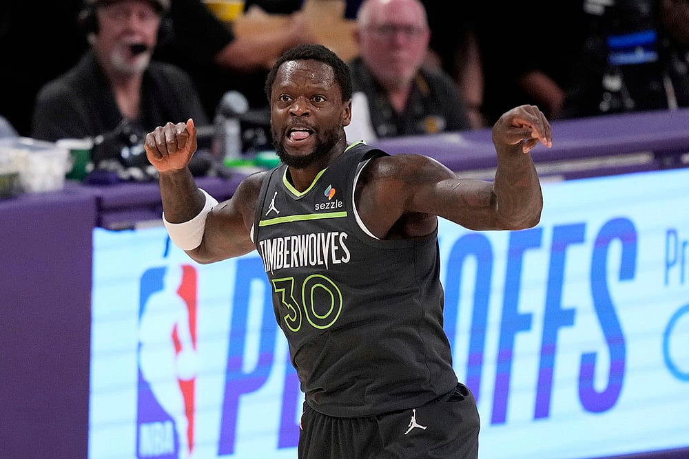 NBA 2024-25 Playoffs Game 5 Minnesota Timberwolves vs Los Angeles Lakers: Julius Randle 