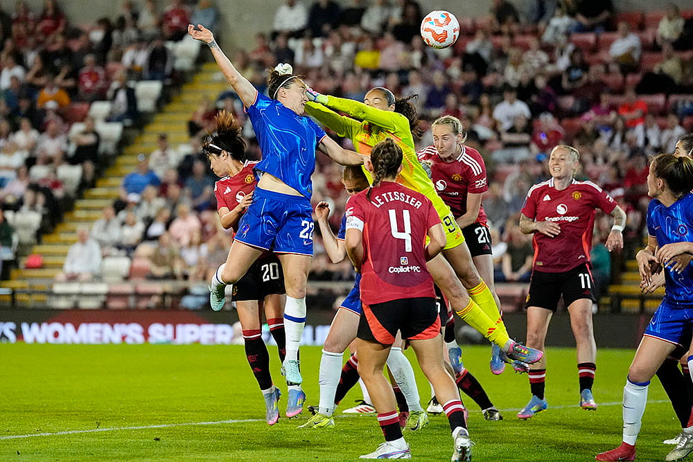 Britain Soccer Womens Super League Chelsea vs Manchester United: Lucy Bronze