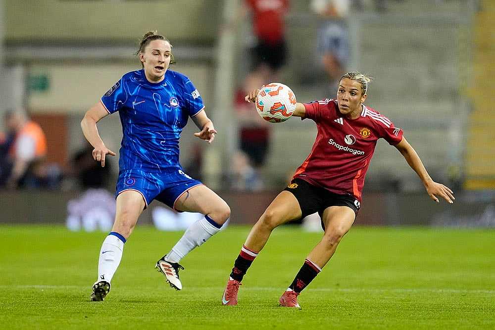 Britain Soccer Womens Super League Chelsea vs Manchester United: Celin Bizet Ildhusoy