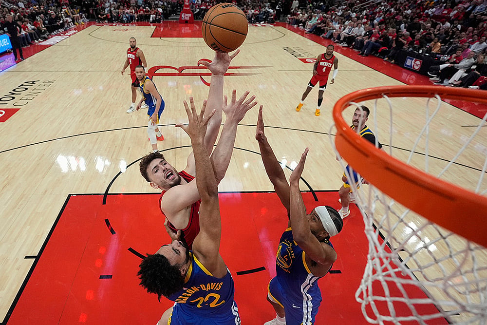 NBA 2024-25 Playoffs Game 5 Houston Rockets vs Golden State Warriors: Alperen Sengun