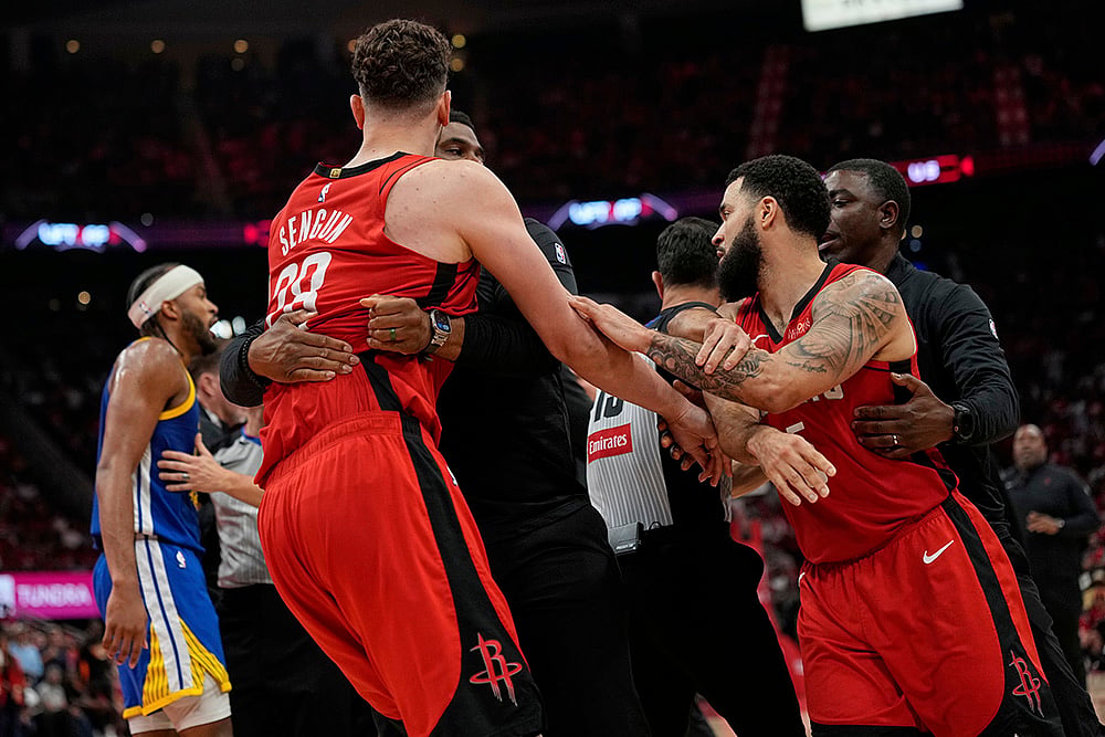 NBA 2024-25 Playoffs Game 5 Houston Rockets vs Golden State Warriors: Alperen Sengun