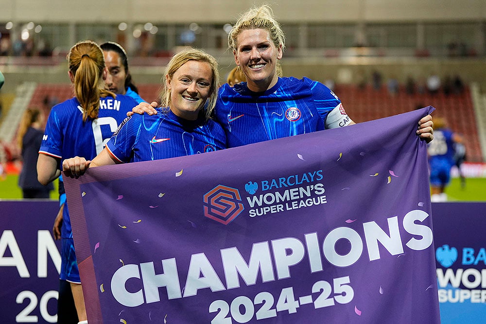 Britain Soccer Womens Super League Chelsea vs Manchester United: Millie Bright