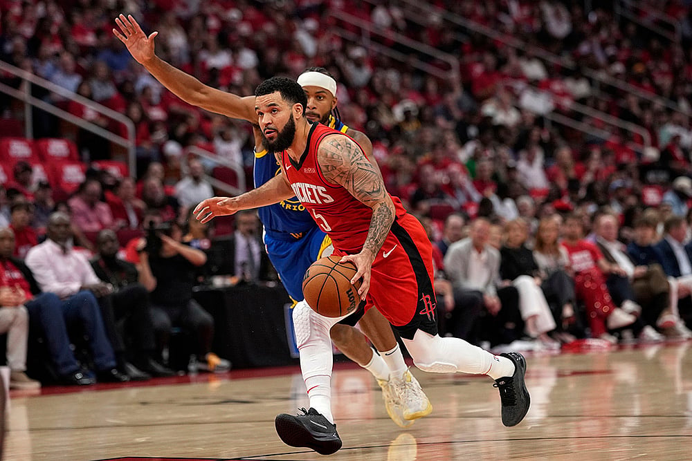 NBA 2024-25 Playoffs Game 5 Houston Rockets vs Golden State Warriors: Fred VanVleet