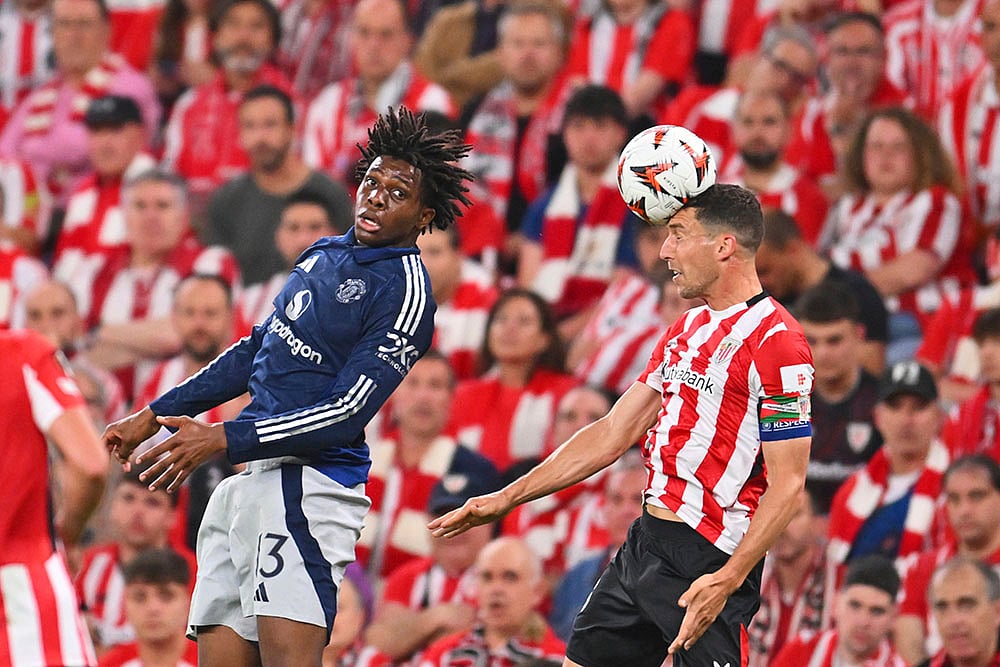 Spain Soccer Europa League Semi-Final match Athletic Bilbao vs Manchester United: Oscar de Marcos