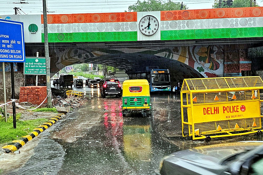 | Photo: PTI : Rains in Delhi