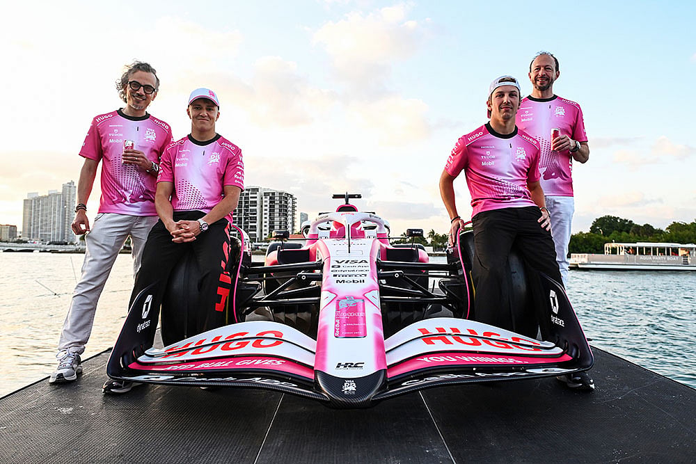 Visa Cash App Racing Bulls drivers Isack Hadjar and Liam Lawson 