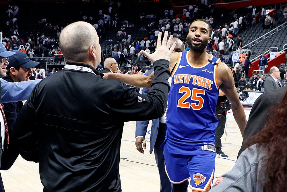 NBA 2025 Playoffs Game 6 New York Knicks vs Detroit Pistons: Mikal Bridges