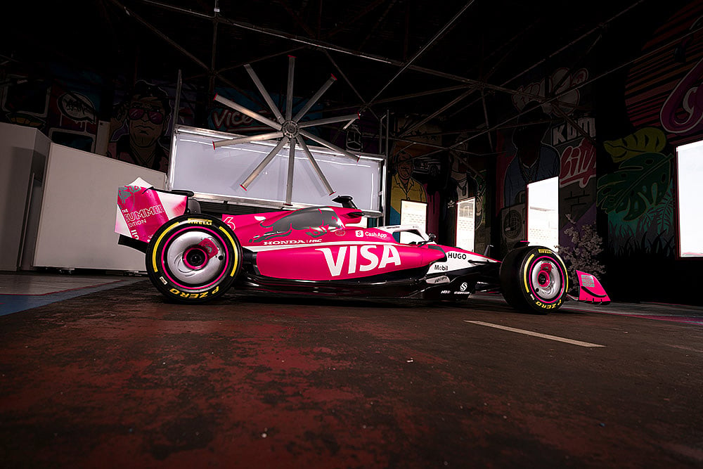 Visa Cash App Racing Bulls custom livery