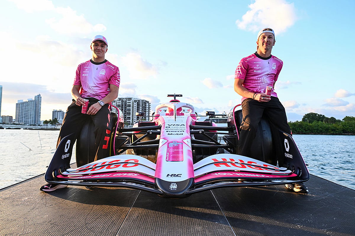Visa Cash App Racing Bulls' drivers Isack Hadjar and Liam Lawson