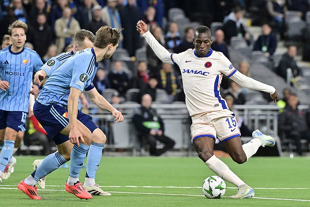 | Photo: Jonas Ekstroemer/TT News Agency via AP : UEFA Conference League 2024-25: Djurgarden vs Chelsea