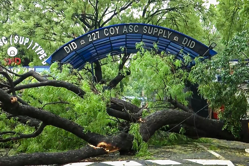 Weather: Rains in Delhi