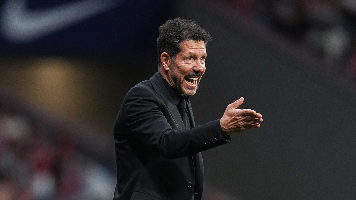 Atletico Madrid head coach Diego Simeone