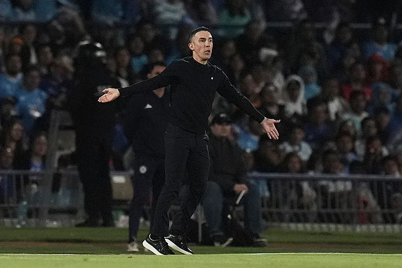 Mexico Soccer Concacaf champions cup 2025 semifinal Cruz Azul vs Tigres UANL: Vicente Sanchez