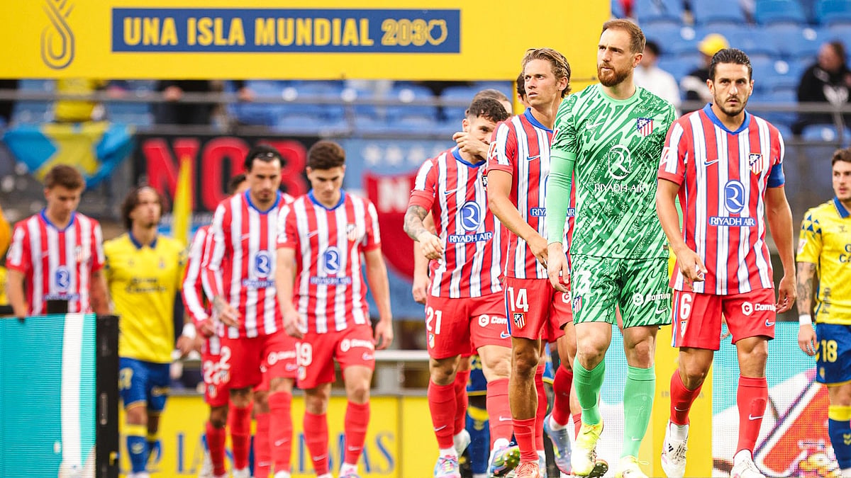 X/Atletico de Madrid : Atletico Madrid are third in the La Liga standings currently.