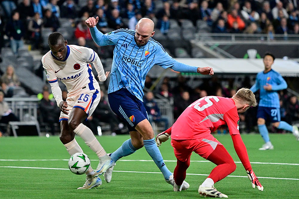Sweden Soccer UEFA Conference Legue 2024-25 Djurgarden vs Chelsea: Nicolas Jackson