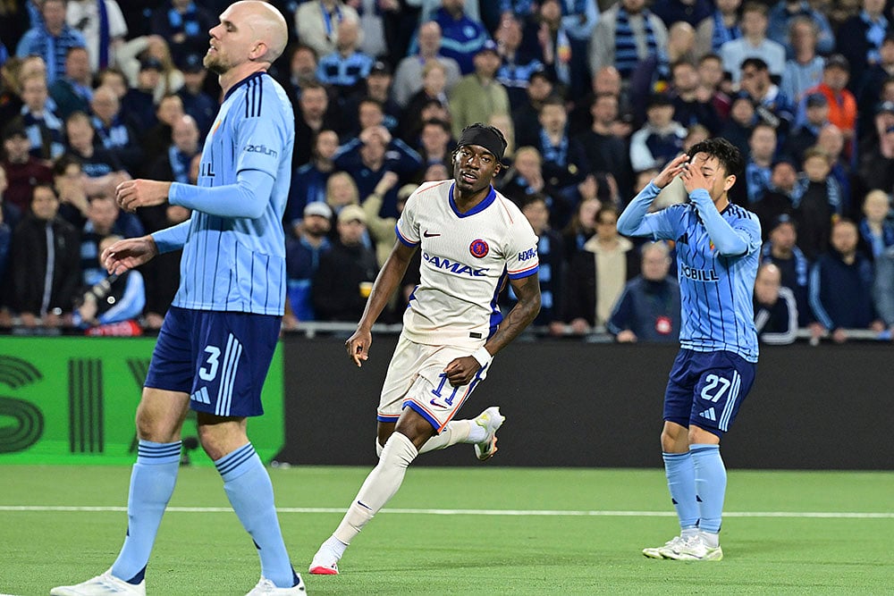 Sweden Soccer UEFA Conference Legue 2024-25 Djurgarden vs Chelsea: Noni Madueke
