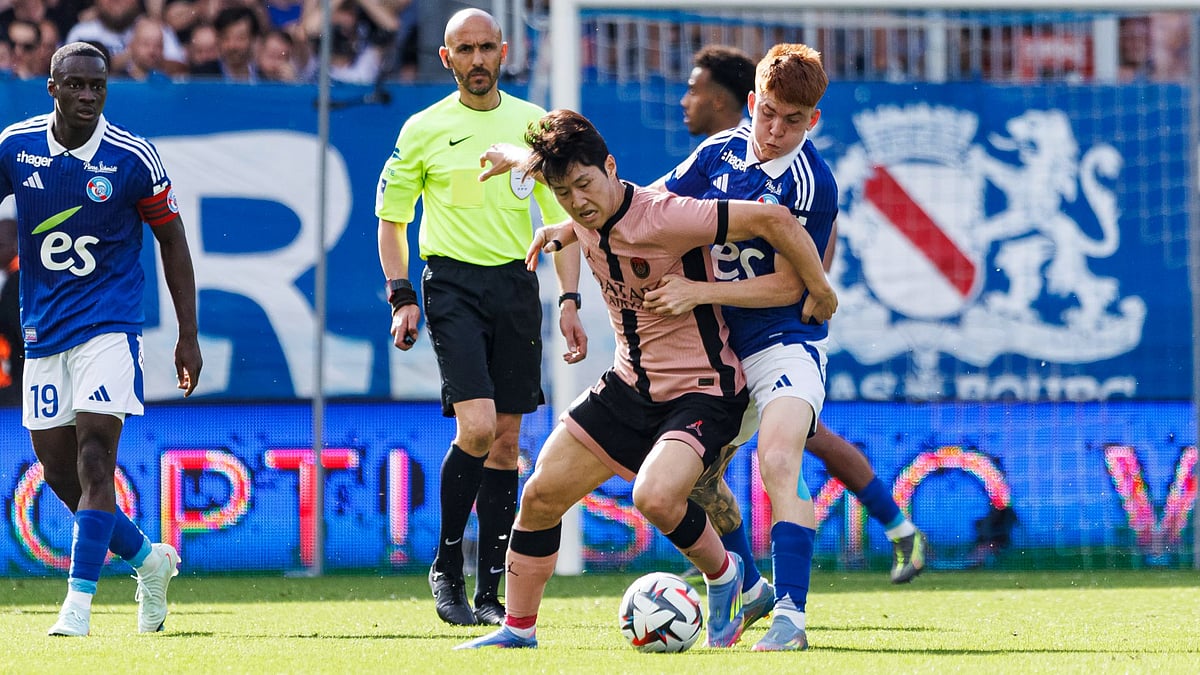 PSG were beaten by Strasbourg on Saturday