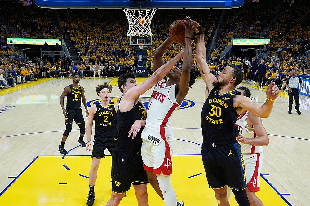 NBA Basketball: Houston Rockets vs Golden State Warriors