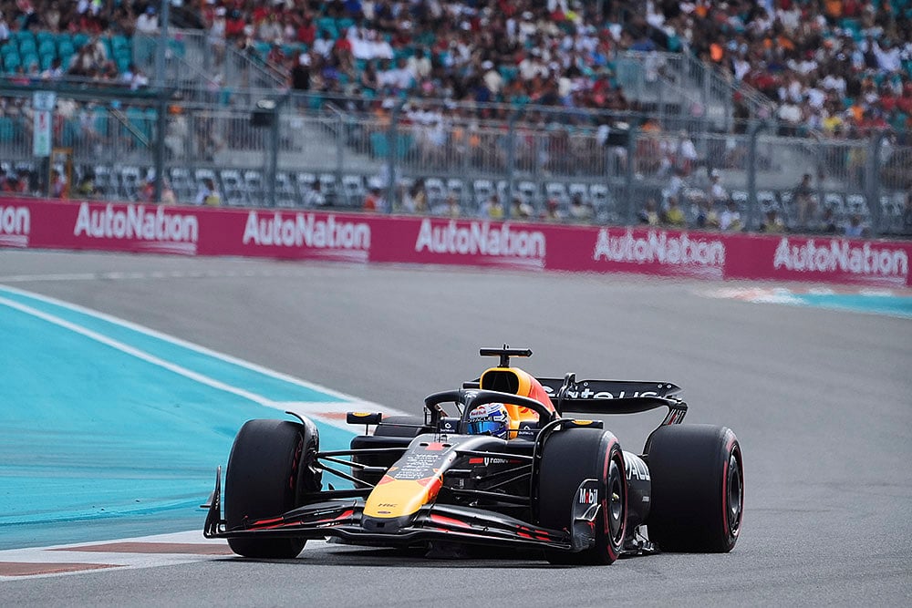 Formula One Miami Grand Prix auto race qualifying session: Max Verstappen