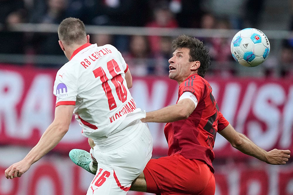 Germany Soccer Bundesliga RB Leipzig Vs Bayern Munich match: Lukas Klostermann