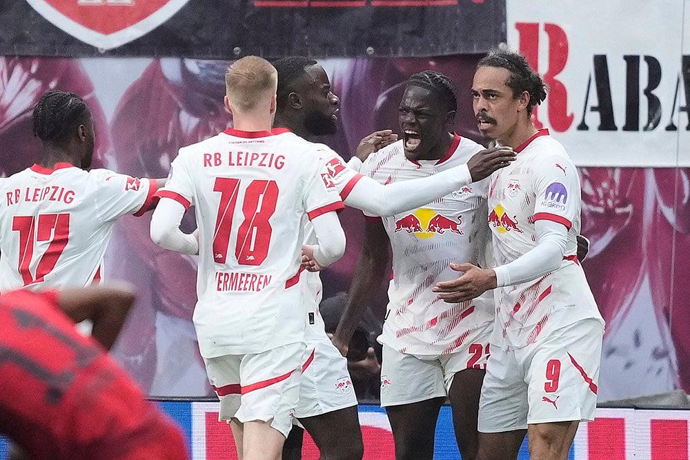 Germany Soccer Bundesliga RB Leipzig Vs Bayern Munich match: Yussuf Poulsen
