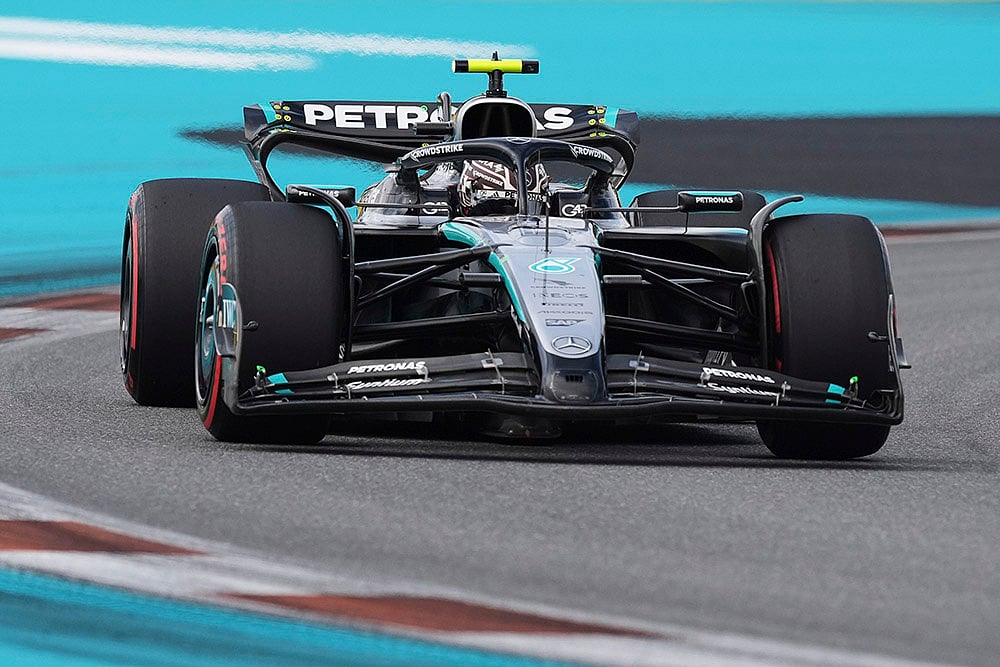 Formula One Miami Grand Prix auto race qualifying session: Kimi Antonelli 