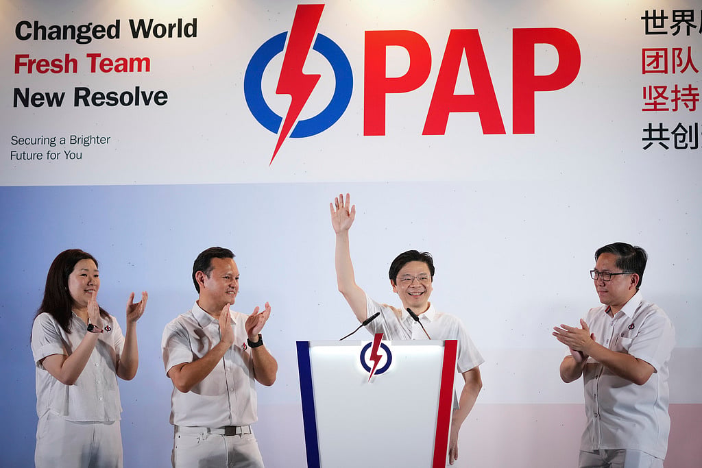 | Photo: AP/ Vincent Thian : Incumbent People’s Action Party Secures Landslide Victory