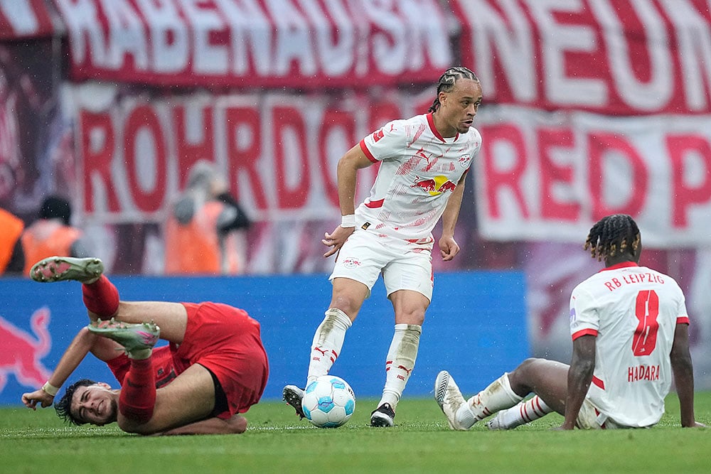 Germany Soccer Bundesliga RB Leipzig Vs Bayern Munich match:  Xavi Simons