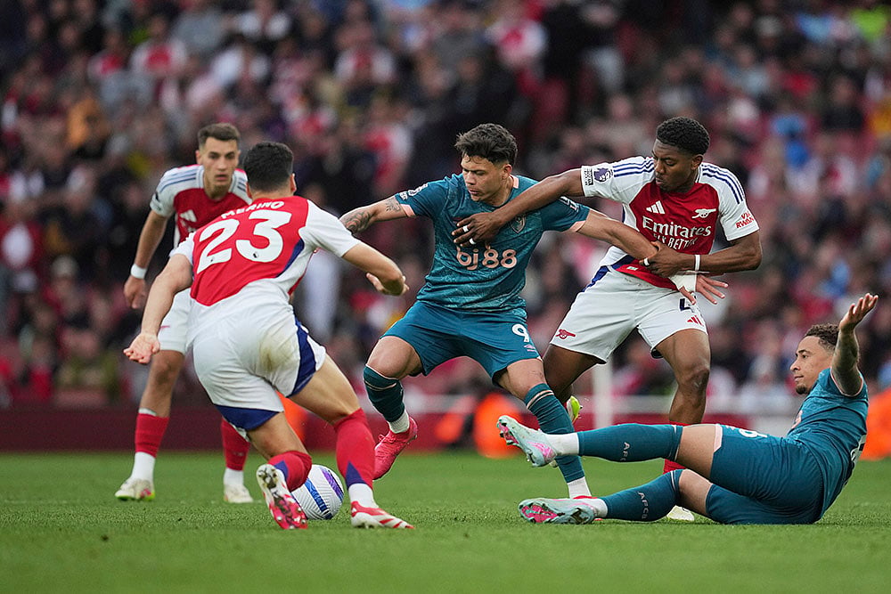 English Premier League soccer Arsenal vs Bournemouth match: Evanilson