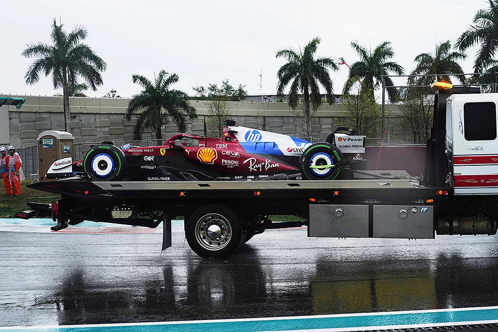 F1 GP Miami auto race, Miami Grand Prix 2025 sprint race result: Charles Leclerc