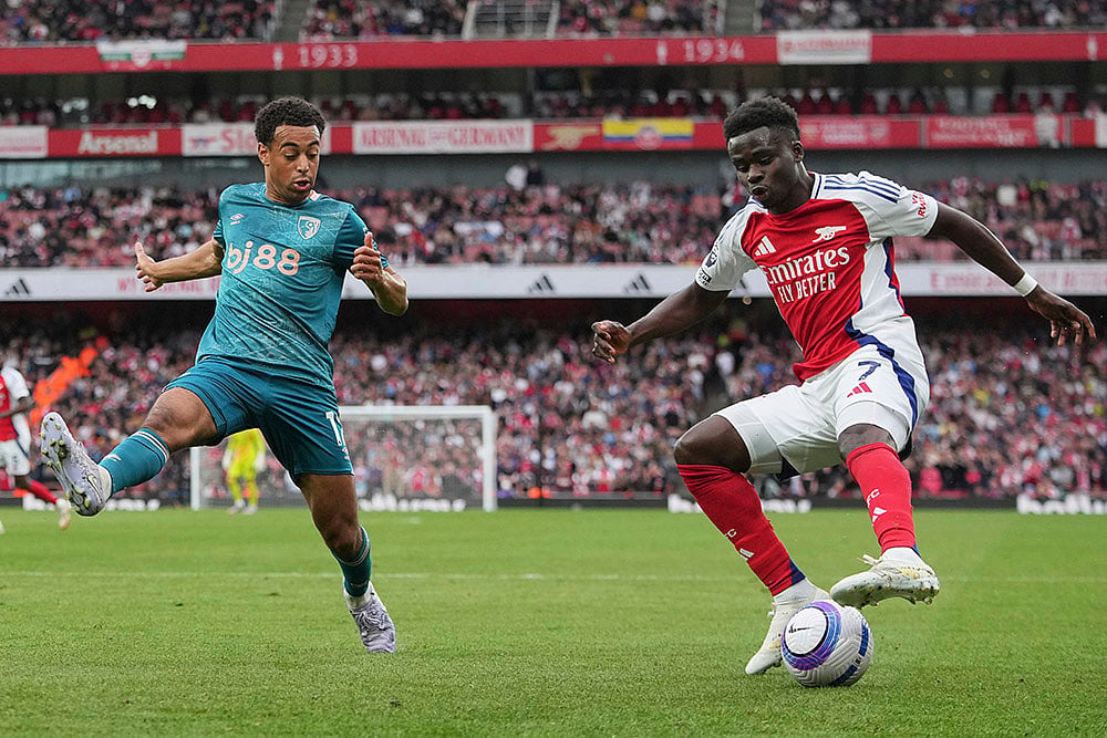 English Premier League soccer Arsenal vs Bournemouth match: Tyler Adams