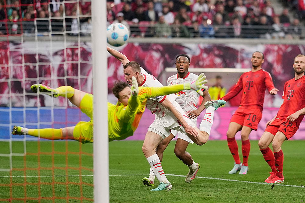 Germany Soccer Bundesliga RB Leipzig Vs Bayern Munich match: Lukas Klostermann