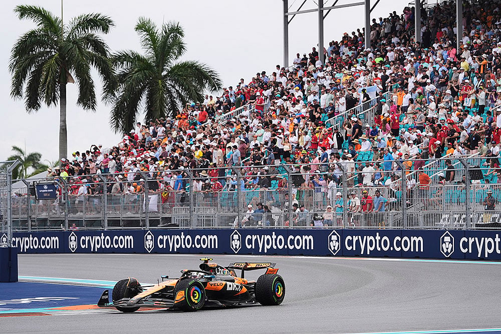 F1 GP Miami auto race, Miami Grand Prix 2025 sprint race result: Lando Norris