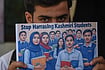 Getty Images : Protest Over Harassment Faced By Kashmiri Students