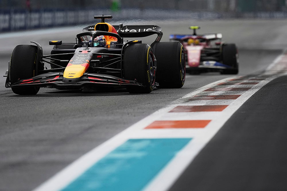 F1 GP Miami auto race, Miami Grand Prix 2025 sprint race result: Max Verstappen
