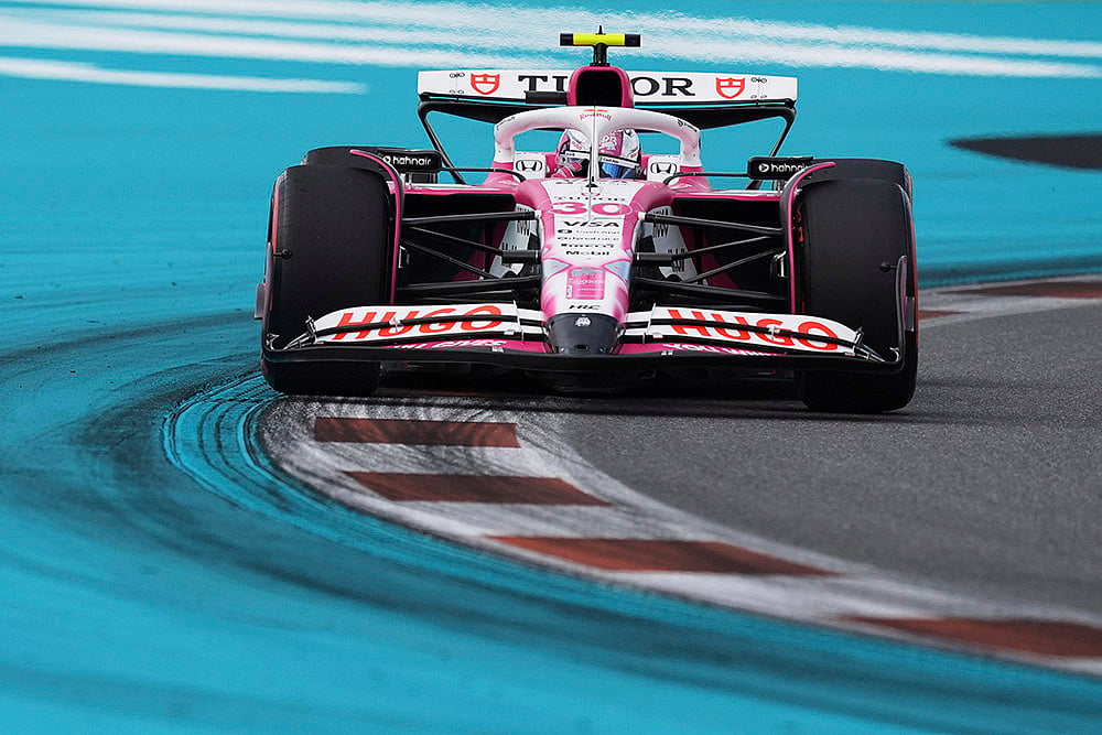 Formula One Miami Grand Prix auto race qualifying session: Liam Lawson