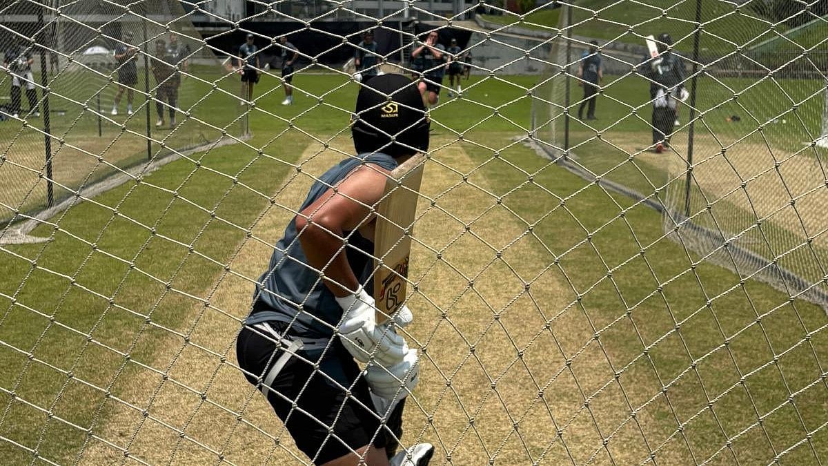 X/BLACKCAPS : The NZ A side practicing ahead of the 1st Unofficial ODI.