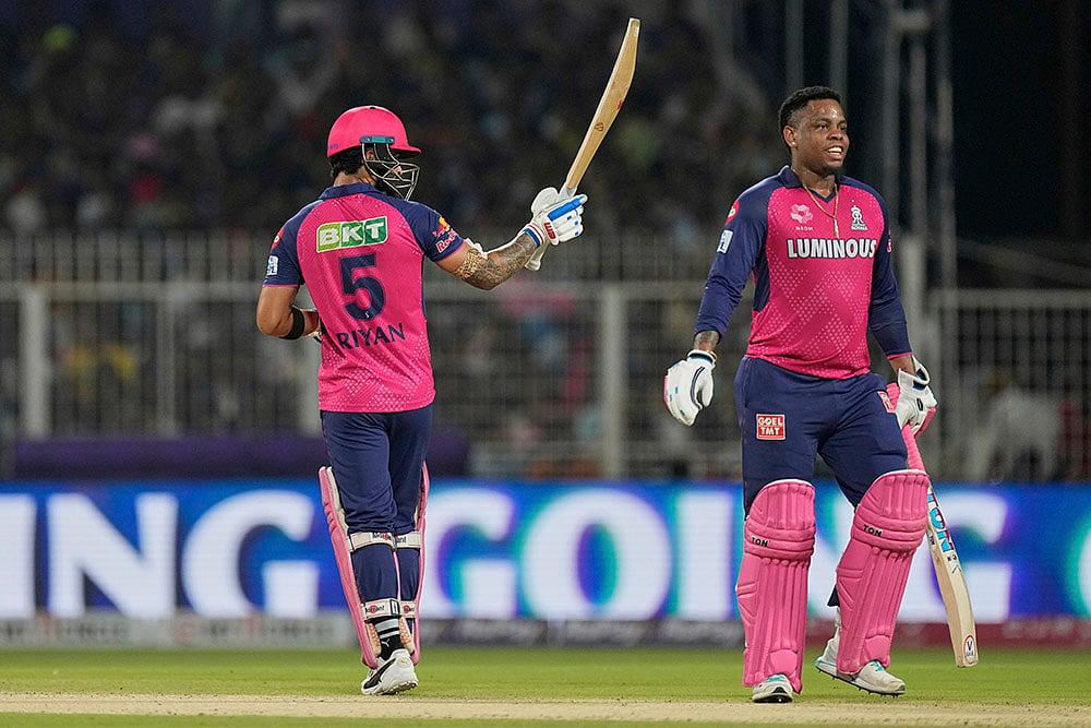 Indian Premier League cricket IPL 2025 KKR vs RR match: Riyan Parag