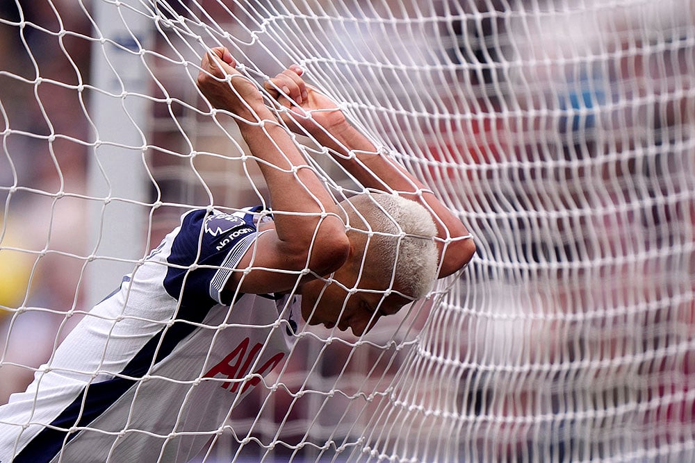 Britain Soccer premier league matchday 35 West Ham United and Tottenham Hotspur: Richarlison