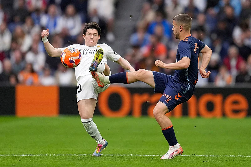 Spanish La Liga soccer Real Madrid vs Celta Vigo: Fran Garcia