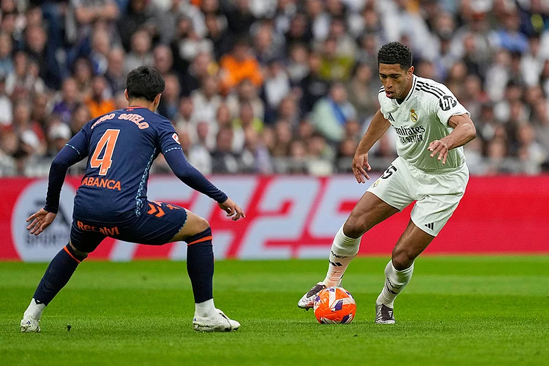 Spanish La Liga soccer Real Madrid vs Celta Vigo: Jude Bellingham