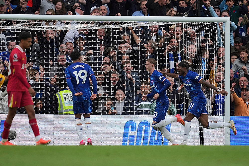 English Premier League soccer Chelsea Vs Liverpool match: Cole Palmer