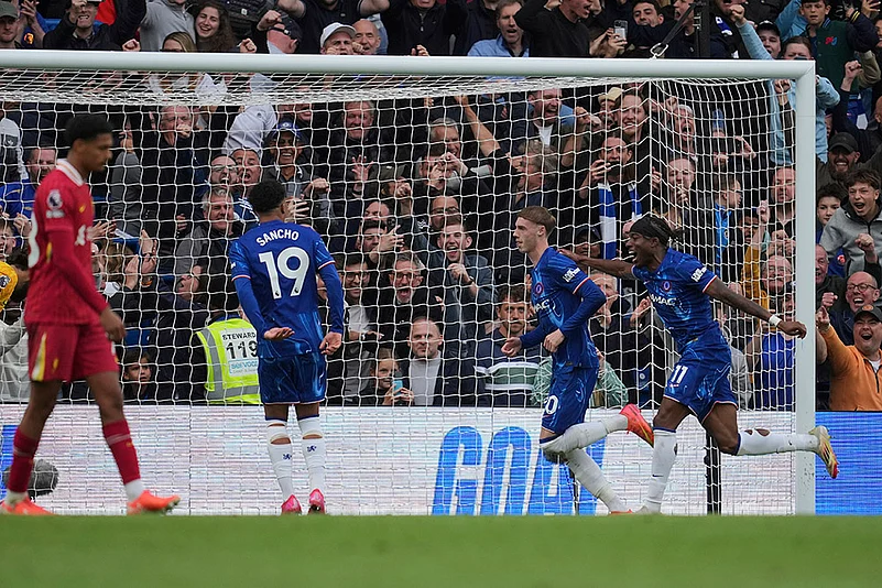 English Premier League soccer Chelsea Vs Liverpool match: Cole Palmer